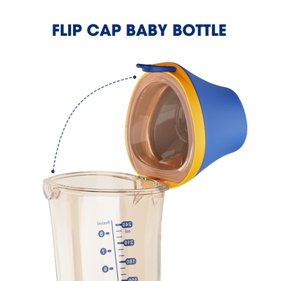 Segitiga PPSU Flip Cap Botol Bayi Medium Flow BPA Free Feeding Bottles