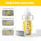 Formula Anti Kolik Mencampur Botol Bayi 240ml Aliran Sedang Dengan Dispenser Susu