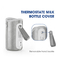 OEM ODM Desain Paten Portabel 240ml 8oz 3 in 1 Cepat Rush Smart USB warmer glass milk handle bayi Malam Botol Susu