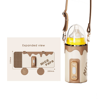 FDA Bayi USB Portabel Botol Hangat Susu Perjalanan Penjaga Panas Dengan Tali