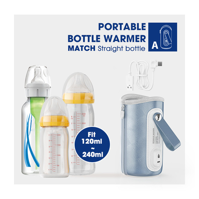 Penghangat Botol Perjalanan Listrik Portabel Aliran Sedang Termostat Terisolasi Untuk Mobil
