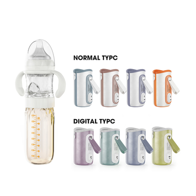 Night Feeding USB charger pemanas listrik penghangat Formula dispenser kaca botol susu bayi 240ml