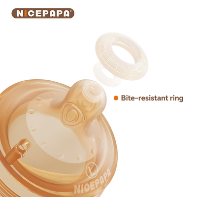 Off-Center Non-Threaded Untuk Gampang Membersihkan Kaca Flip-cap botol bayi Produk Bayi Baru Lahir Velocitys lambat