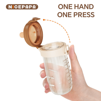 Off-Center Non-Threaded Untuk Gampang Membersihkan Kaca Flip-cap botol bayi Produk Bayi Baru Lahir Velocitys lambat
