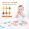 Baby Nipple Silicone Teether Dot Food Grade BPA Gratis Dengan Kotak Penutup