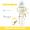 Formula Kaca Pencampuran Botol Bayi 240ml Disesuaikan Dengan Dispenser Silikon