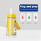 Thermostat 42 Derajat Botol Hangat Lengan Botol Portabel Terisolasi Untuk Bayi Baru Lahir