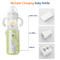 Nicepapa Disesuaikan Perjalanan USB Bayi Anti Kolik Botol Susu Bayi Botol dengan Bubuk Penyimpanan Termostat Hangat